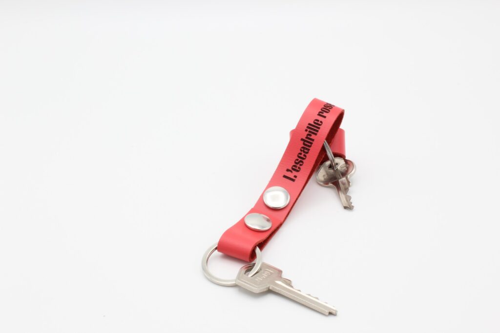 attache porteclef l'escadrille rose