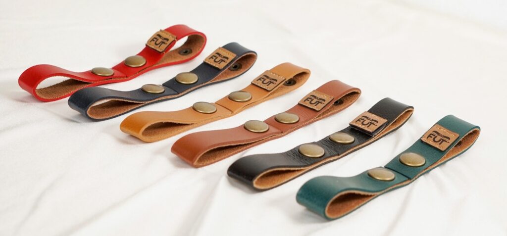 attache porteclef simili cuir