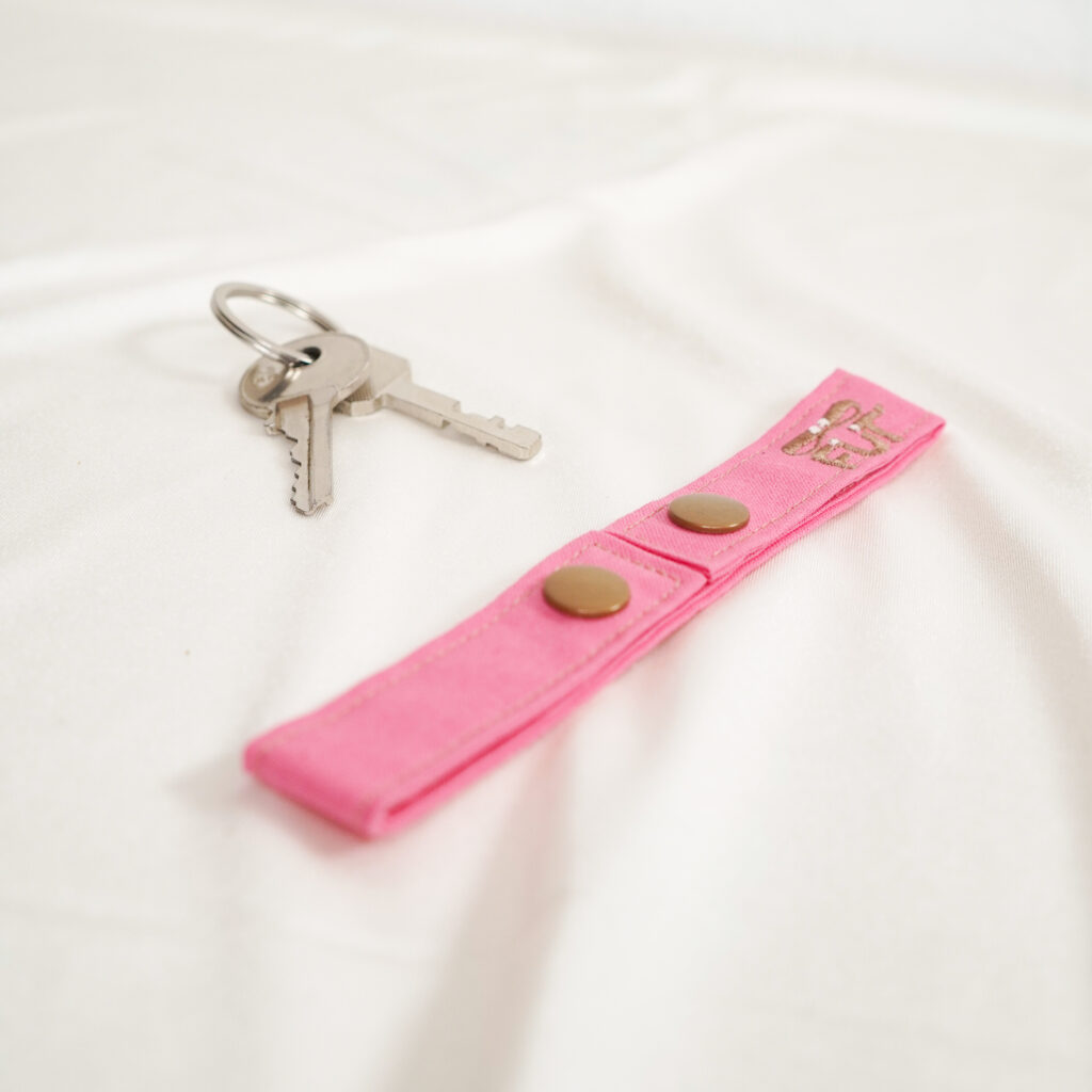 fut' simili tissu rose